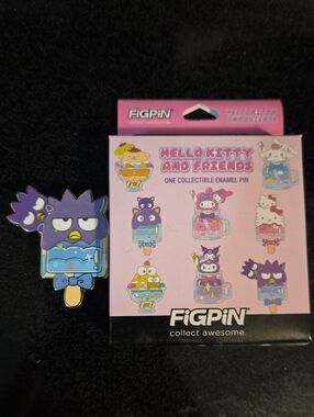 FIGPIN Hello Kitty and Friends Purple Badtz-Maru Enamel Pin